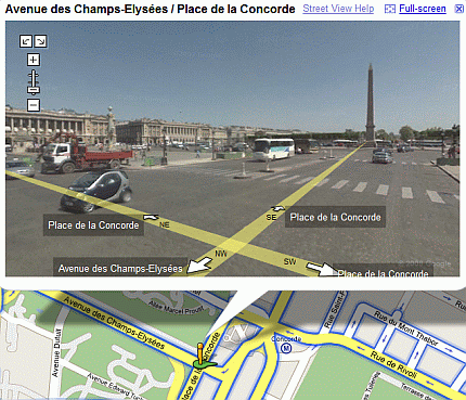 Google Street View Paris