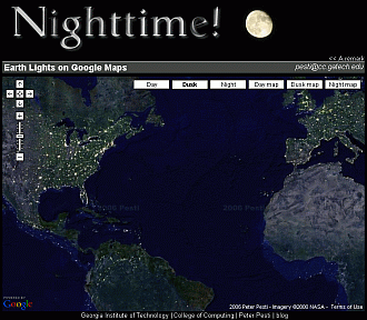 Google Maps de noche