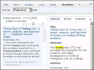 Resultados de Academic Search