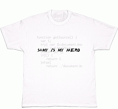 T-Shirts sobre Samy my Hero