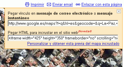 Google Maps en código HTML