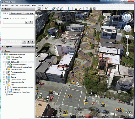 Google Earth 4.3 -Navegación