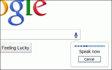 Google Voice Search para desktops